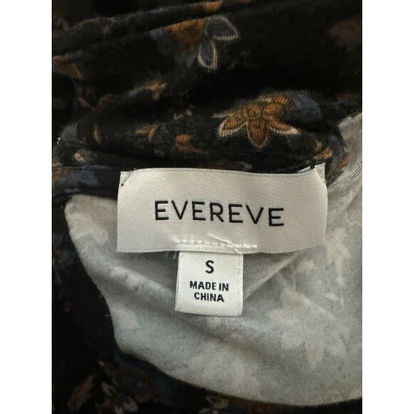 Evereve Women’s Lorelei Ruched Smocked Knit FLORAL Dress Sz S - Picture 7 of 10